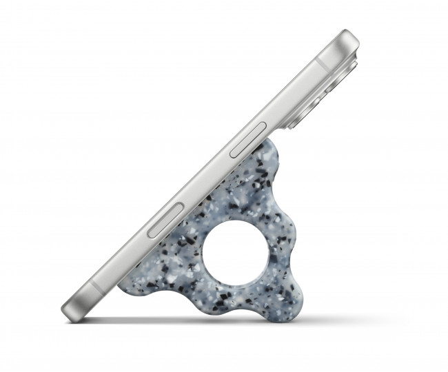 Аксесуар для iPhone, який поєднує ручку і підставку,Hikawa Phone Grip & Stand Color: Crater